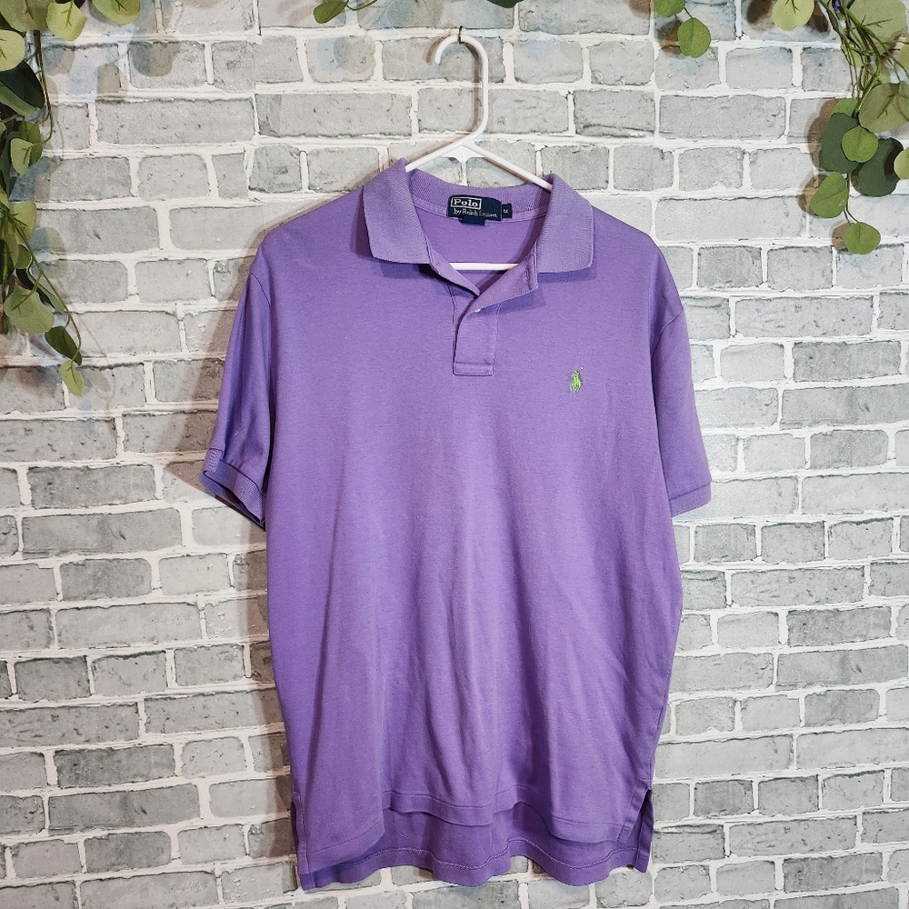 Polo by Ralph Lauren Hampton Purple Polo Shirt Size M Men's